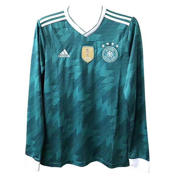 Tailandia Camiseta Alemania Segunda ML 2018 Verde